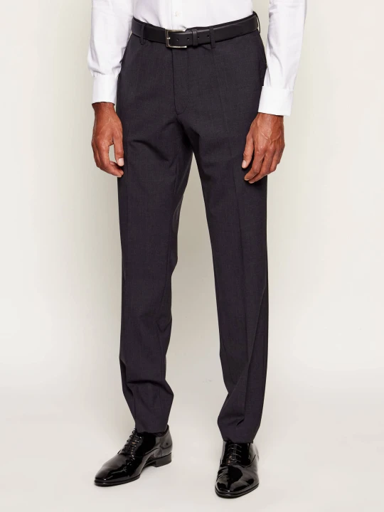 Zdjęcie produktu BOSS BLACK Wełniane spodnie H-Lenon-MM-224 | Regular Fit grafitowy
