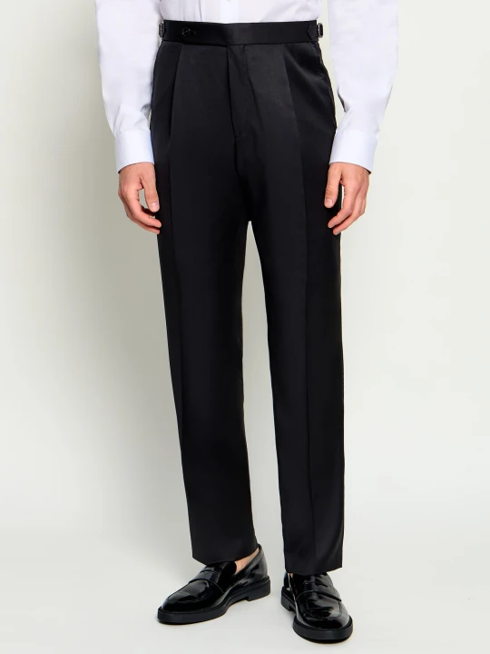 Zdjęcie produktu BOSS BLACK Wełniane spodnie H-Perino-B1-263 | Slim Fit