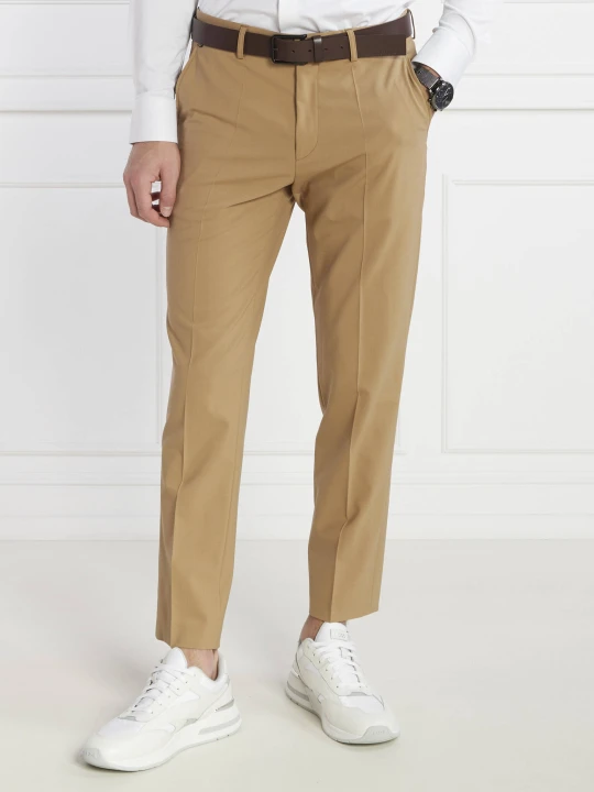 Zdjęcie produktu BOSS BLACK Wełniane spodnie P-Genius-CW-WG-233 | Regular Fit camel