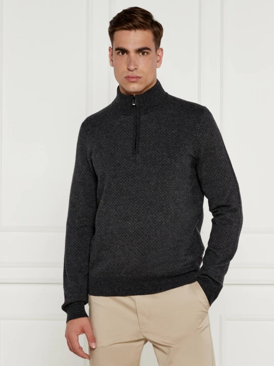 Zdjęcie produktu BOSS BLACK Wełniany golf H-Eltorino | Regular Fit