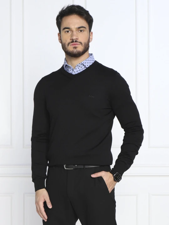 Zdjęcie produktu BOSS BLACK Wełniany sweter Baram-L | Regular Fit