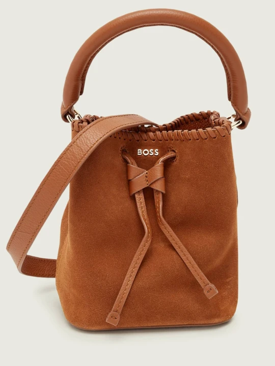 Zdjęcie produktu BOSS BLACK Worek Lenah S | zamsz brązowy