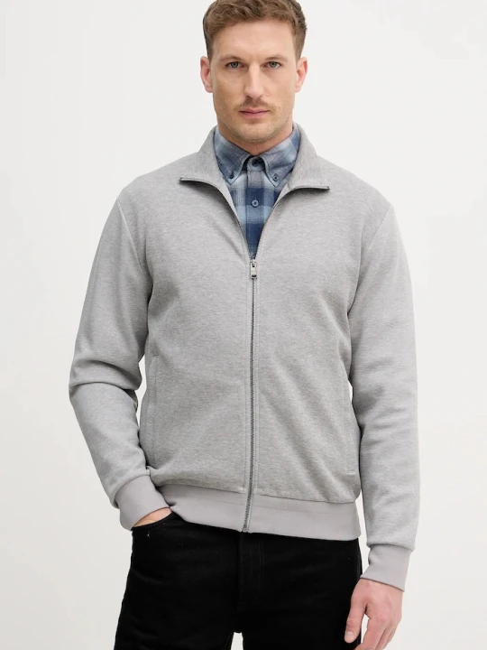 Zdjęcie produktu BOSS bluza rozpinana męska z bawełną H-Shepherd 100 szary