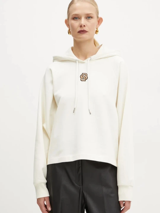 Zdjęcie produktu BOSS bluza bawełniana beżowy