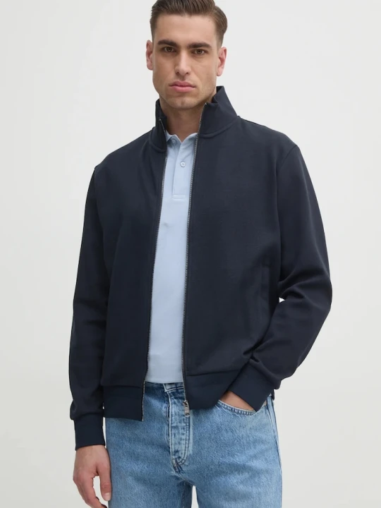 Zdjęcie produktu BOSS bluza rozpinana męska z bawełną H-Shepherd 100 granatowy