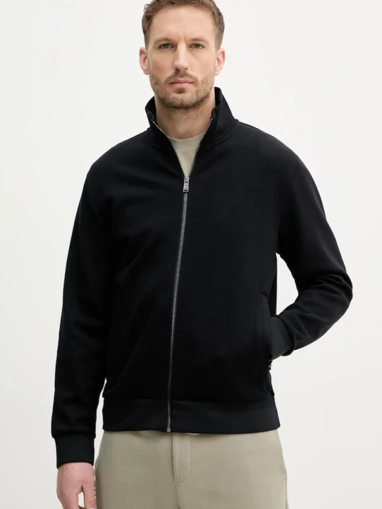 Zdjęcie produktu BOSS bluza rozpinana męska z bawełną H-Shepherd 100 czarny