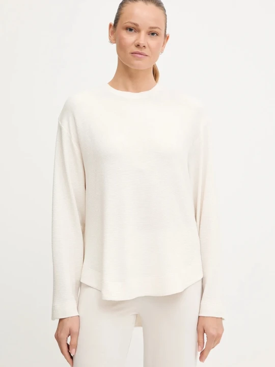 Zdjęcie produktu BOSS bluza lounge Ottoman_Sweatshirt beżowy