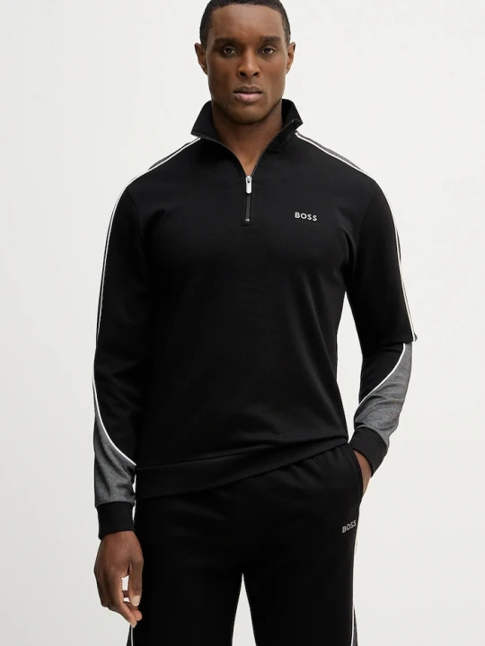 Zdjęcie produktu BOSS bluza lounge Tracksuit 1/4 Jacket czarny