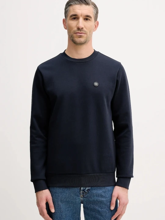 Zdjęcie produktu BOSS bluza męska z bawełną C-Sharpe 01 granatowy
