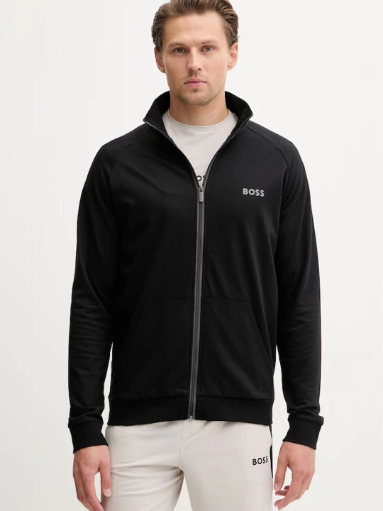 Zdjęcie produktu BOSS bluza rozpinana męska bawełniana Authentic Jacket Z czarny