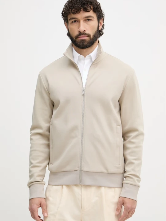 Zdjęcie produktu BOSS bluza rozpinana męska z bawełną H-Shepherd 100 beżowy