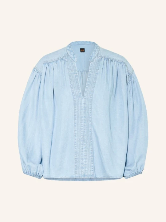 Zdjęcie produktu Boss Bluzka Barda W Stylu Jeansowym Z Rękawami 3 / 4 blau JASNONIEBIESKI