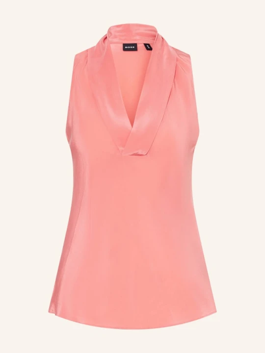 Zdjęcie produktu Boss Bluzka Bolaru Z Jedwabiu rosa ŁOSOSIOWY