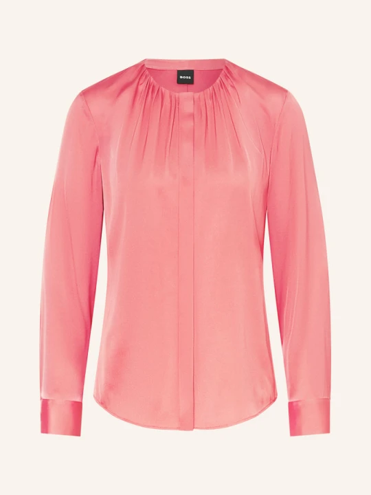 Zdjęcie produktu Boss Bluzka Jedwabna Banorah rosa JASNOCZERWONY