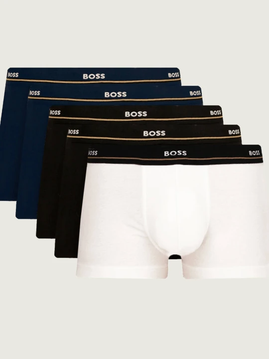 Zdjęcie produktu Boss Bodywear Bokserki 5-pack Trunk 5P Essential granatowy