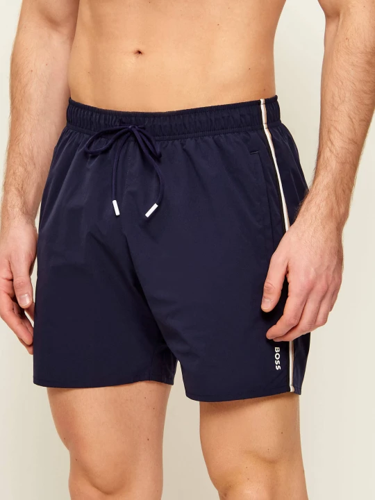 Zdjęcie produktu BOSS BLACK Szorty kąpielowe Iconic | Regular Fit granatowy