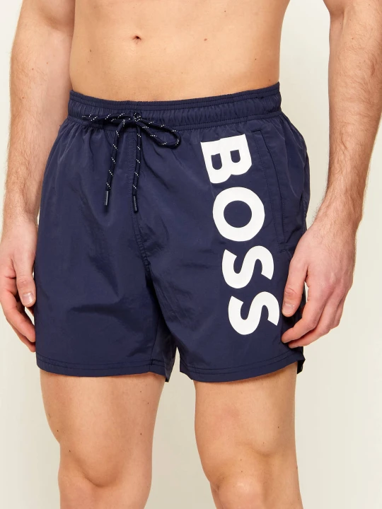 Zdjęcie produktu BOSS BLACK Szorty kąpielowe OCTOPUS | Regular Fit granatowy