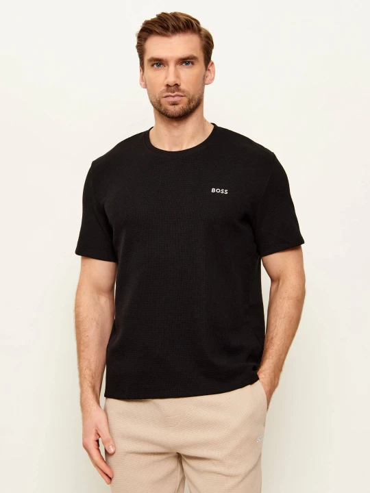 Zdjęcie produktu Boss Bodywear T-shirt Waffle | Regular Fit czarny