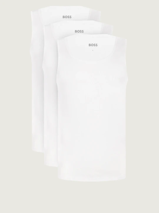 Zdjęcie produktu Boss Bodywear Tank top 3-pack RibClassic | Regular Fit biały