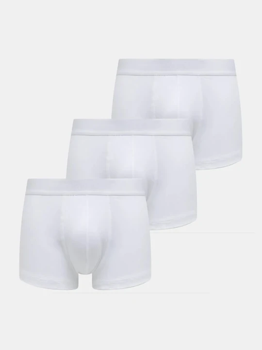 Zdjęcie produktu BOSS bokserki męskie bawełniane z elastanem Trunk 3P BOSS ONE 3-pack biały