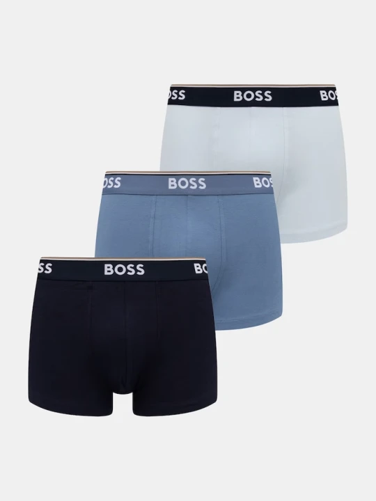 Zdjęcie produktu BOSS bokserki męskie 3-pack niebieski