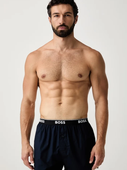 Zdjęcie produktu BOSS bokserki męskie bawełniane 2P Boxer Shorts EW 2-pack beżowy