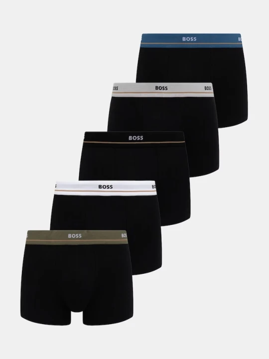 Zdjęcie produktu BOSS bokserki męskie bawełniane z elastanem Trunk 5P Essential 5-pack