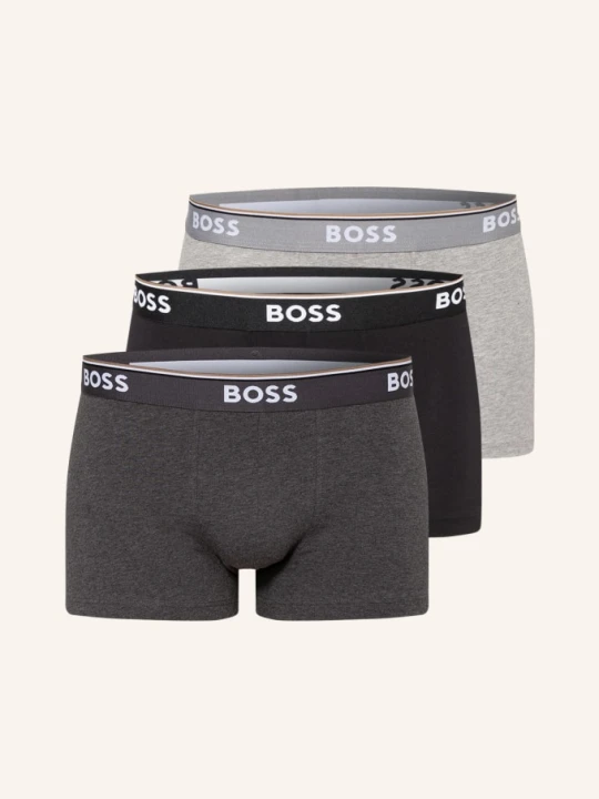 Zdjęcie produktu Boss Bokserki Power, 3 Szt. grau szary