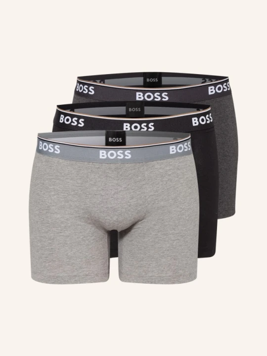 Zdjęcie produktu Boss Bokserki Power, 3 Szt. grau szary