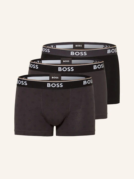 Zdjęcie produktu Boss Bokserki Power, 3 Szt. grau