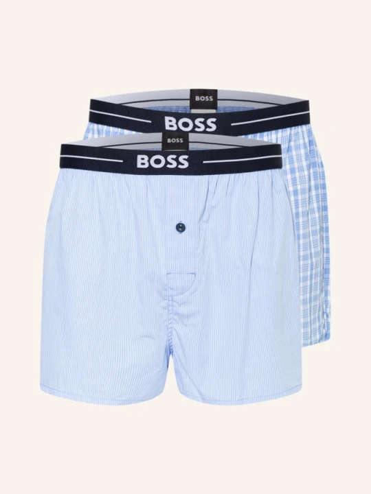 Zdjęcie produktu Boss Bokserki Tkane, 2 Szt. blau JASNONIEBIESKI