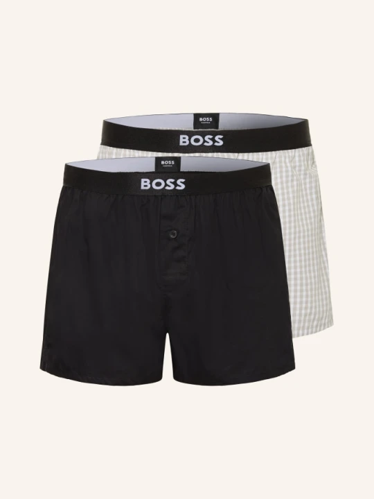Zdjęcie produktu Boss Bokserki Tkane, 2 Szt. grau szary