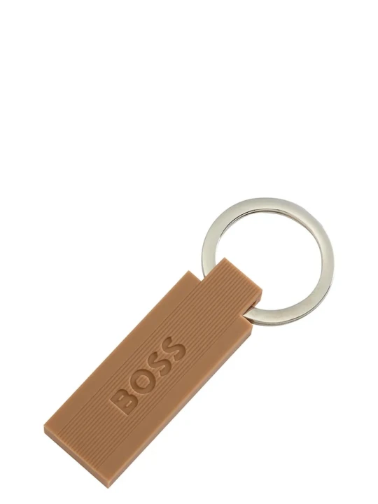 Zdjęcie produktu BOSS brelok do kluczy Edge Iconic Camel brązowy