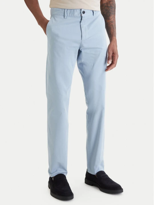 Zdjęcie produktu BOSS Chinosy 50510933 Błękitny Slim Fit Niebieski jasny