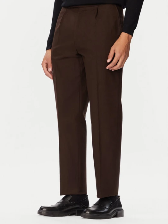 Zdjęcie produktu BOSS Chinosy H-Perino 50572014 Brązowy ciemny Tapered Fit