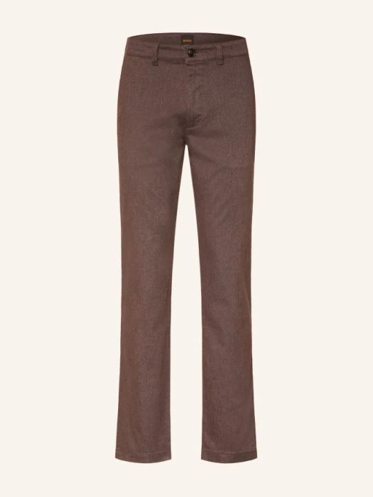 Zdjęcie produktu Boss Chinosy Z Flaneli O Kroju Slim Fit braun CIEMNOBRĄZOWY