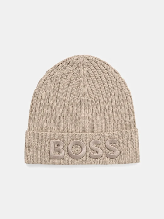 Zdjęcie produktu BOSS czapka wełniana Lara_hat beżowy
