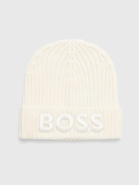 Zdjęcie produktu BOSS czapka wełniana Lara_hat beżowy