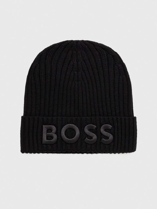 Zdjęcie produktu BOSS czapka wełniana Lara_hat czarny