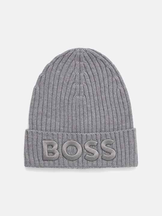 Zdjęcie produktu BOSS czapka wełniana Lara_hat szary
