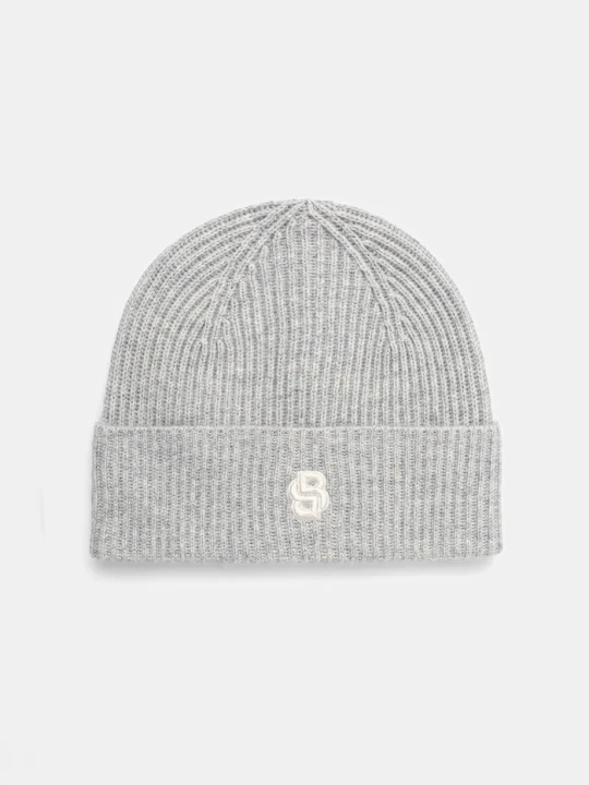Zdjęcie produktu BOSS czapka wełniana Leah-B-Icon_hat szary