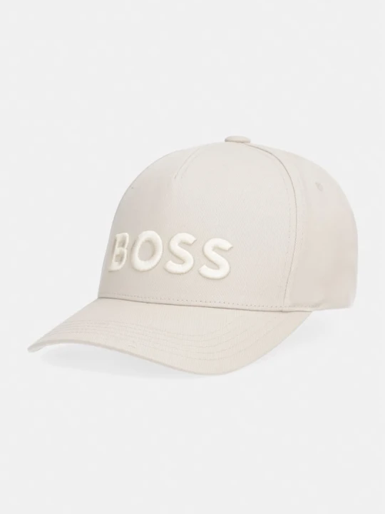 Zdjęcie produktu BOSS czapka z daszkiem bawełniana Boss beżowy