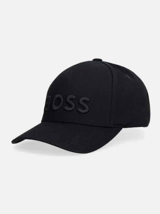 Zdjęcie produktu BOSS czapka z daszkiem bawełniana Boss czarny