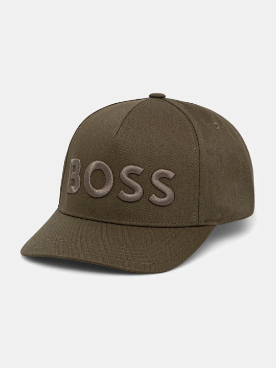 Zdjęcie produktu BOSS czapka z daszkiem bawełniana Sevile zielony
