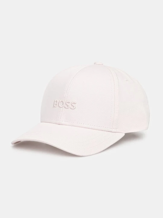 Zdjęcie produktu BOSS czapka z daszkiem damska bawełniana Ari różowy