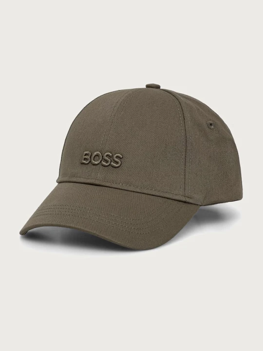Zdjęcie produktu BOSS czapka z daszkiem damska bawełniana Ari zielony