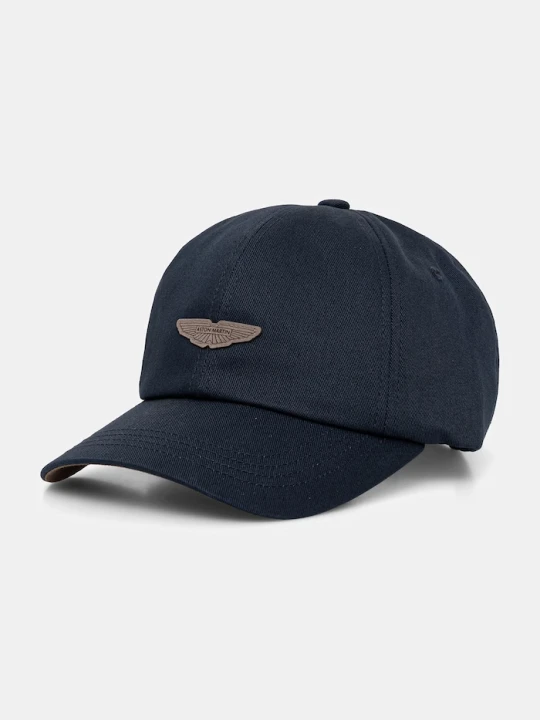 Zdjęcie produktu BOSS czapka bejsbolówka męska bawełniana BOSS X ASTON MARTIN granatowy