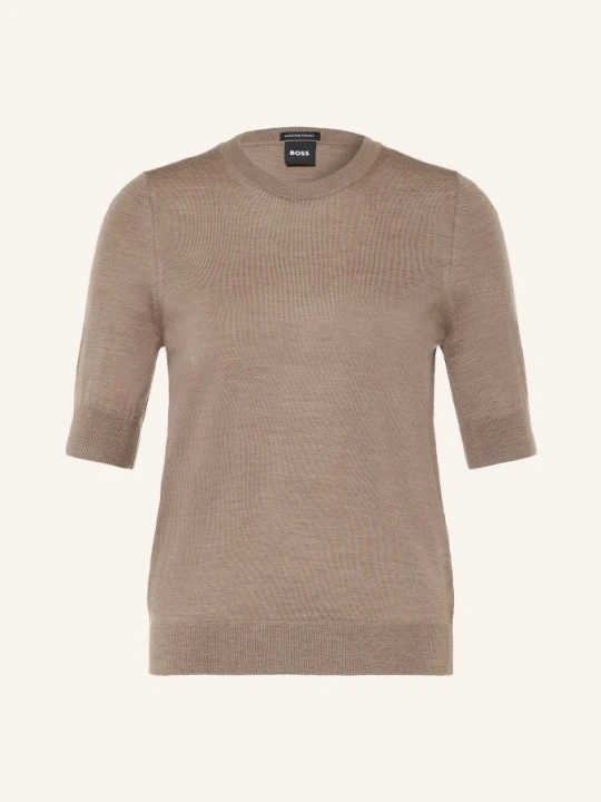 Zdjęcie produktu Boss Dzianinowa Koszulka Farbella beige