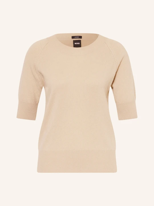 Zdjęcie produktu Boss Dzianinowa Koszulka Favlova Z Kaszmiru beige