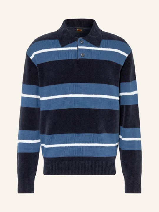 Zdjęcie produktu Boss Dzianinowa Koszulka Polo Amburgh blau
